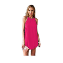 Sexy Womens Casual Sleeveless Party Dresses Beach Short Mini Dress Ladies Casual P16