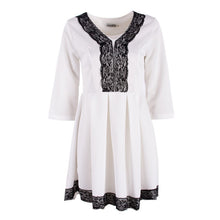 Sexy Womens V-neck Evening Party Dress Lady Lace Formal Dresses