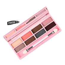 Shimmer Eyeshadow Makeup Palette by nanda Lasting Waterproof Eyeshadow L4