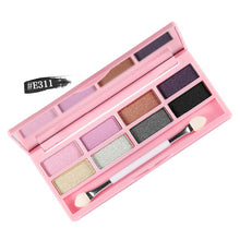 Shimmer Eyeshadow Makeup Palette by nanda Lasting Waterproof Eyeshadow L4