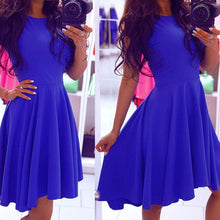 Slim Women Girls Casual Sleeveless Party Wedding Irregular Chiffon Dress