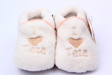 Soft Cozy Baby Toddler Shoes Kids Boy Girls Heart & Letter Pattern Warm Crib First Walkers Skid-proof Shoes 0-1Y
