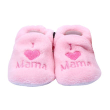 Soft Cozy Baby Toddler Shoes Kids Boy Girls Heart & Letter Pattern Warm Crib First Walkers Skid-proof Shoes 0-1Y