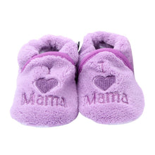 Soft Cozy Baby Toddler Shoes Kids Boy Girls Heart & Letter Pattern Warm Crib First Walkers Skid-proof Shoes 0-1Y