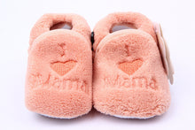 Soft Cozy Baby Toddler Shoes Kids Boy Girls Heart & Letter Pattern Warm Crib First Walkers Skid-proof Shoes 0-1Y