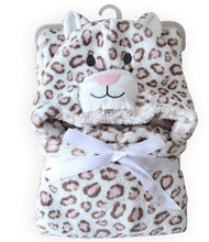 Soft Fleece Baby Coral Bag Blanket Towel Animal Shape Hooded Bathrobe Towel