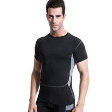 Soft Mens T-Shirt Fitness Muscle Stretch Short Sleeve Tops Tee