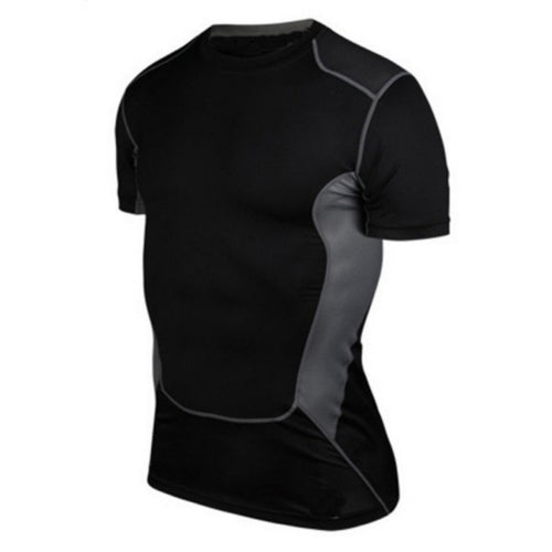 Soft Mens T-Shirt Fitness Muscle Stretch Short Sleeve Tops Tee
