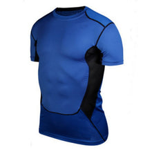 Soft Mens T-Shirt Fitness Muscle Stretch Short Sleeve Tops Tee