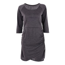 Women Bodycon Dress Over Grey Half Sleeve Ruched Wrap Front Slim Dresses