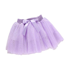 Baby Kids Girls Polka Dot Bowknot Lace Party Wedding Tutu Skirt 1-4Y