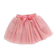 Baby Kids Girls Polka Dot Bowknot Lace Party Wedding Tutu Skirt 1-4Y