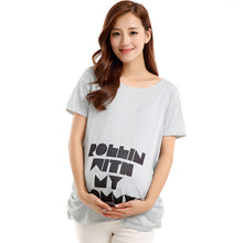 Casual Funny Maternity Nursing Women T-shirts Tops Blouse Pregnant Clothes 30 Colors