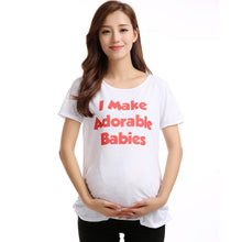 Casual Funny Maternity Nursing Women T-shirts Tops Blouse Pregnant Clothes 30 Colors