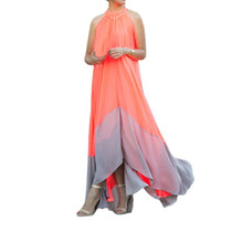 Chiffon Boho Long Maxi Evening Party Dress Women Beach Dresses