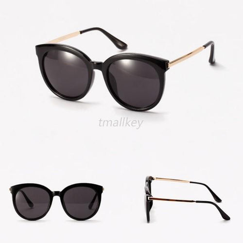 Overd Round Sunglasses Women Men Mirrored Lens Metal Frame Sun Glasses Oculos Feminino