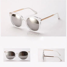 Overd Round Sunglasses Women Men Mirrored Lens Metal Frame Sun Glasses Oculos Feminino