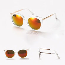 Overd Round Sunglasses Women Men Mirrored Lens Metal Frame Sun Glasses Oculos Feminino