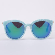 Overd Round Sunglasses Women Men Mirrored Lens Metal Frame Sun Glasses Oculos Feminino