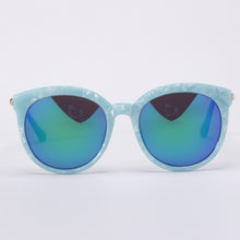 Overd Round Sunglasses Women Men Mirrored Lens Metal Frame Sun Glasses Oculos Feminino