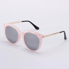 Overd Round Sunglasses Women Men Mirrored Lens Metal Frame Sun Glasses Oculos Feminino