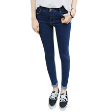 Women High Waist Jeans Casual Denim Skinny Plus  Pencil Pants