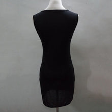 Woman Dress Vestidos Women's Bodycon V-neck Cross Sleeveless Dresses Lady Sexy Slim Mini Pink/Black Dress PY3