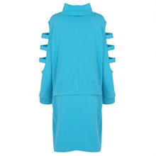 Women Dresses Big  Plus  Women Clothing 2 Piece Set Dress Casual Mini Bodycon Dress