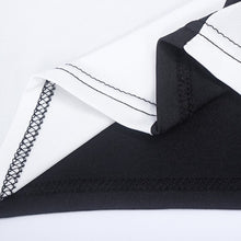 Women Dresses  Black and White Striped Sexy Sleeveless Party Evening Mini Short Straight Dresses
