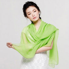 Women Long Candy Colors Soft Silk Scarf Wrap Shawl Scarves  Stole