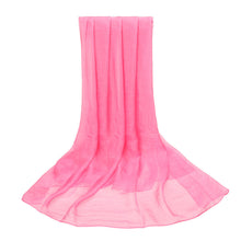 Women Long Candy Colors Soft Silk Scarf Wrap Shawl Scarves  Stole