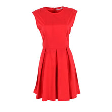 Women Pleated Chiffon Mini Dress Slim Sexy Sleeveless Casual Dresses Vestidos
