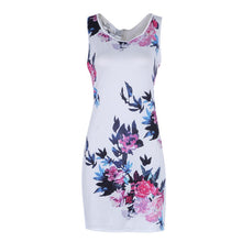 Women Sexy Floral Bodycon Dresses Casual Party Evening Club Short Mini Dress