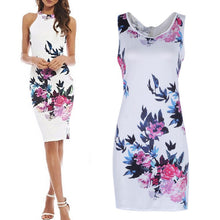 Women Sexy Floral Bodycon Dresses Casual Party Evening Club Short Mini Dress