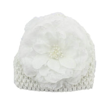 Sweet Baby Kids Girls Flower Knitted Crochet Beanie Toddler Hat Cap PL1