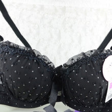 Sweet Girls Sexy Women Lace Bras Bow Push Up Bra Underwired Dot Brassiere 32 34 36 B