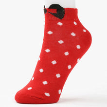 Sweet Women Girls Cute Soft Warm Cotton Polka Dots Bow Short Low Ankle Socks PY3