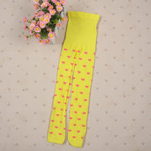 Toddler Kids Girls Love Heart Leggings Pants Trousers Pantyhose Full Foot Stocking 7 Colors