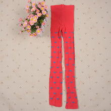 Toddler Kids Girls Love Heart Leggings Pants Trousers Pantyhose Full Foot Stocking 7 Colors