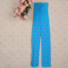 Toddler Kids Girls Love Heart Leggings Pants Trousers Pantyhose Full Foot Stocking 7 Colors