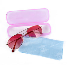 Toddlers Kids Boys Gilrs Sunglasses with Box Retro Metal Frame Eyewear Goggles Sun Glasses Lunette De Soleil