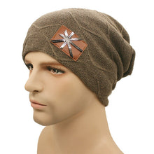 Warm Beanies Hats for Women Men Metal Wool Knitted Caps Bonnet Femme