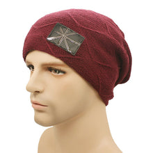 Warm Beanies Hats for Women Men Metal Wool Knitted Caps Bonnet Femme