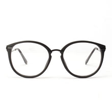 Women Men Retro Round Nerd Glasses Curving Earstems Semi Metal Frame Spectacles Oculos Feminino