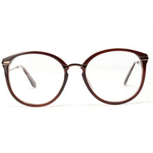 Women Men Retro Round Nerd Glasses Curving Earstems Semi Metal Frame Spectacles Oculos Feminino