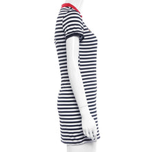 Vestidos Women Stripe Bodycon Dress Casual White Plus  Sexy Slim Mini Dresses