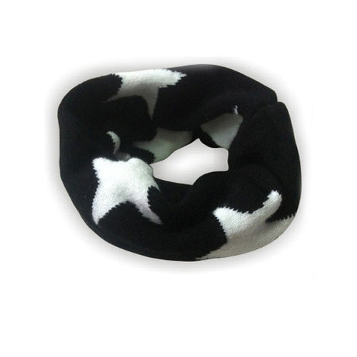Vogue Kids Child Boy Girl Warm Stars Print Snood Scarves Shawl Neckerchief 2-7Year