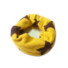 Vogue Kids Child Boy Girl Warm Stars Print Snood Scarves Shawl Neckerchief 2-7Year