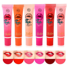 Waterproof 6pcs Tattoo Peel Off Mask Tint Long Lasting Waterproof Lip Gloss Lipstick On