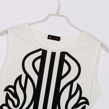 White Sleeveless Embroidery Dress on Super Deal Bodycon Work Dress Elegant Lady Trendy Women Dress